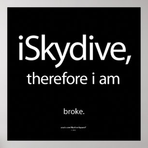 Póster iSkydive, por lo tanto…