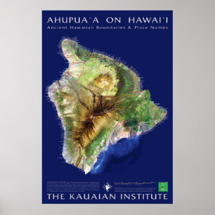 Póster Isla Ahupuaa de Hawaii
