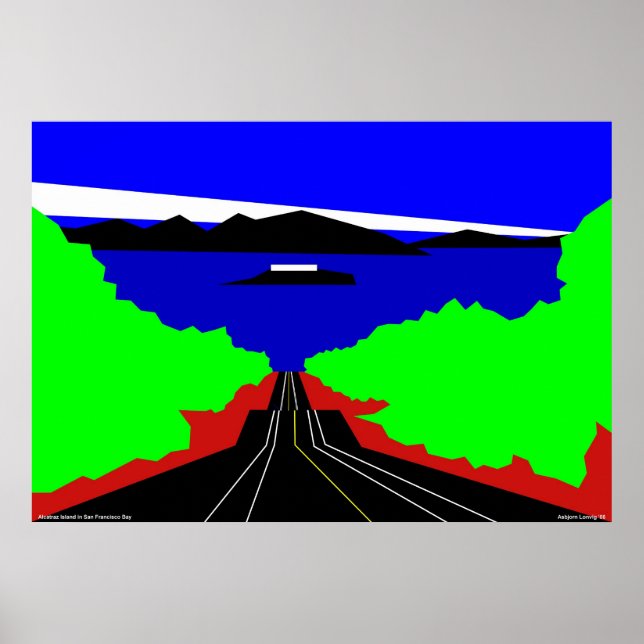 Póster Isla Alcatraz (Frente)