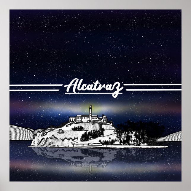 Póster Isla Alcatraz (Frente)