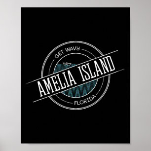Póster Isla Amelia