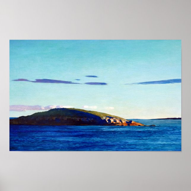 Póster Isla Blubber, Maine por Newell Convers Wyeth (Frente)