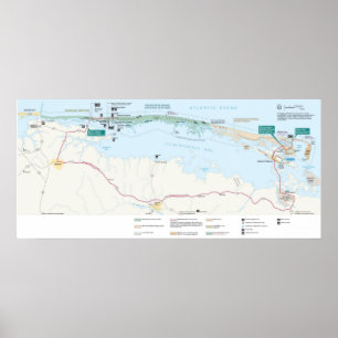 Póster Isla de Assateague Mar Nacional