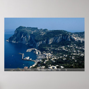 Póster Isla de Capri, Italia