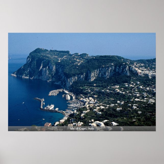 Póster Isla de Capri, Italia (Frente)