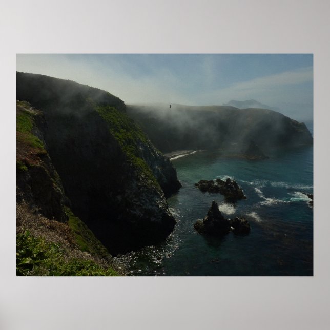 Póster Isla de Foggy Anacapa en Islas del Canal (Frente)