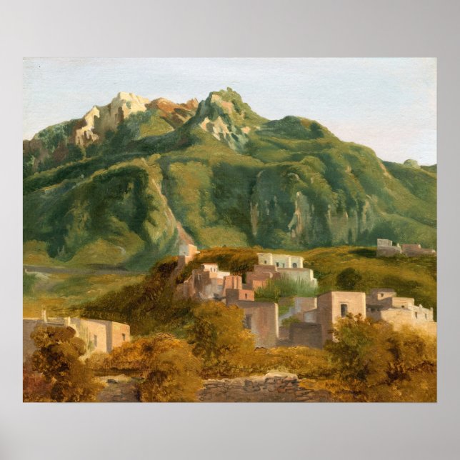 Póster Isla de Ischia - Bella Artes de la Gourdaine (Frente)