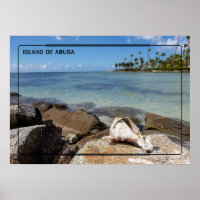 Isla de la playa de Aruba
