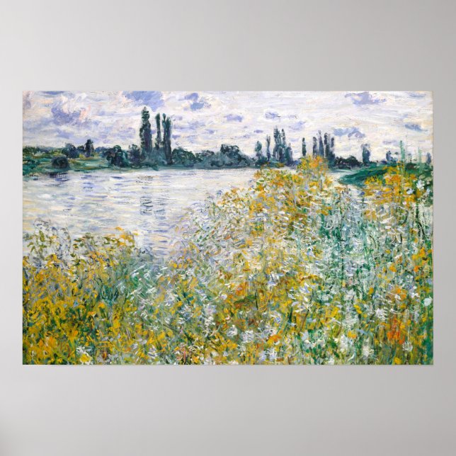 Póster Isla de las Flores cerca de Vétheuil, Monet (Frente)