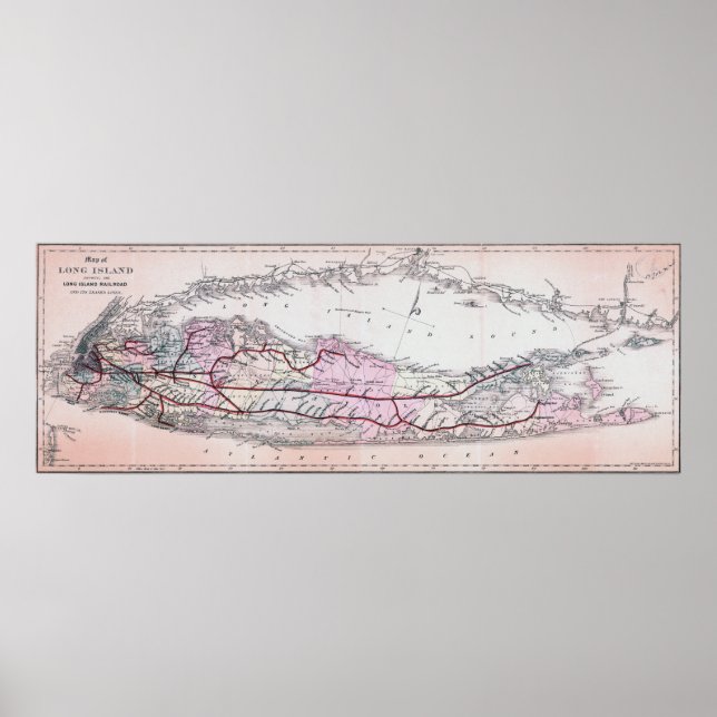 Póster Isla de Long 1882 (Frente)