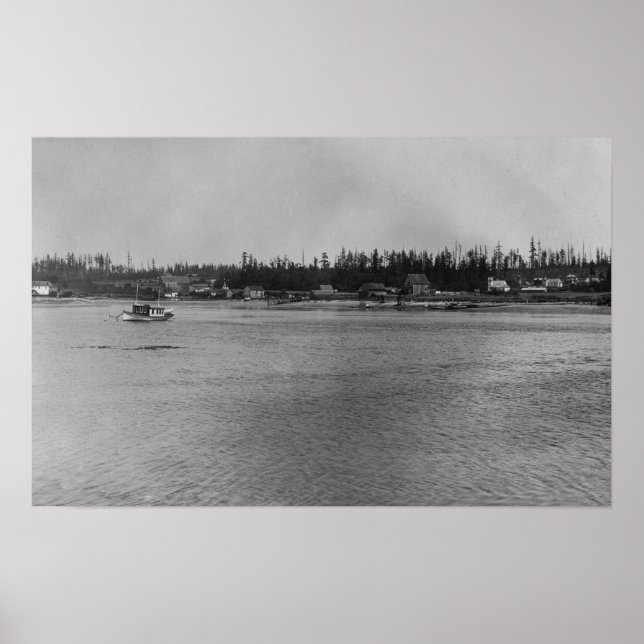 Póster Isla de López, WA - San Juan (Frente)