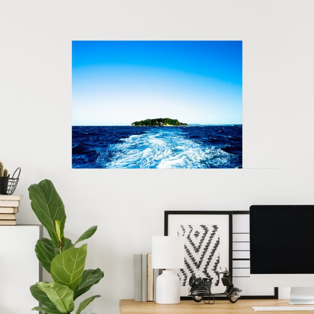 Póster Isla de los Monos - Sarujima (Japón) (Oficina en casa)