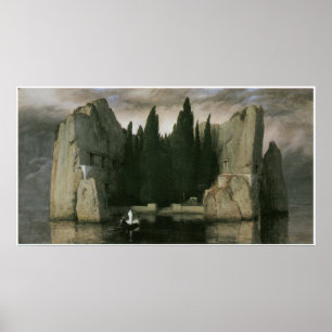 Póster Isla de los muertos, Arnold 1883 Bocklin