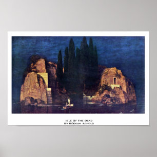 Póster Isla de los muertos de Böcklin Arnold