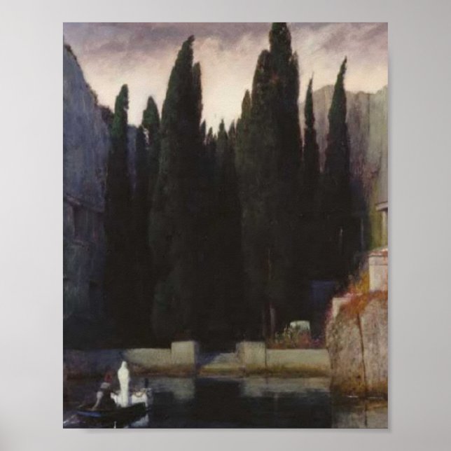 Póster Isla De Los Muertos Por Arnold Bocklin (Frente)