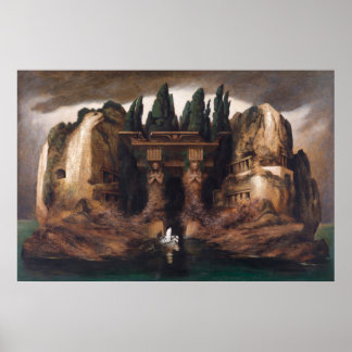 Póster Isla de los Muertos por Karl Wilhelm Toteninsel