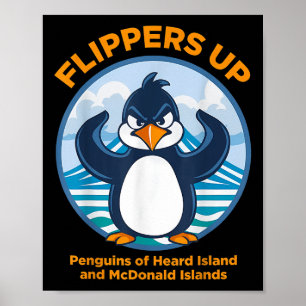 Póster Isla de los Oídos: Protesta en Pingüino Contra El 