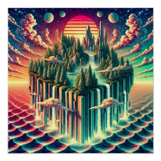 Póster Isla de los Sueños: un viaje metafórico (Anverso)