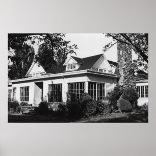 Póster Isla de Lummi, WA - casa de campo Photograp de