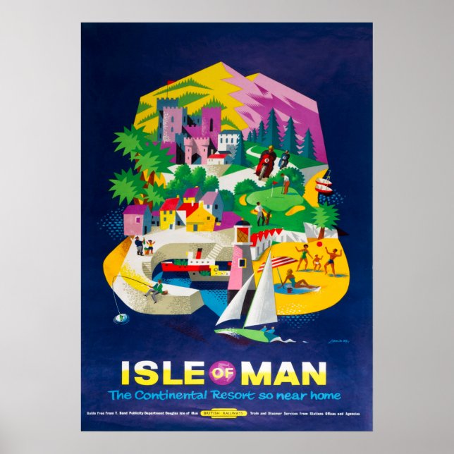 PÓSTER ISLA DE MAN (Frente)