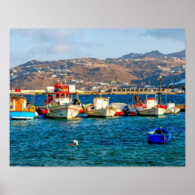 Póster Isla de Mikonos (Frente)