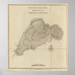 Póster Isla de Pascua