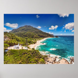 Póster Isla de Samos, Grecia