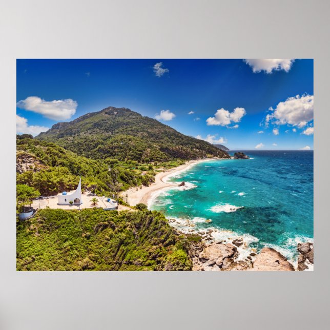 Póster Isla de Samos, Grecia (Frente)