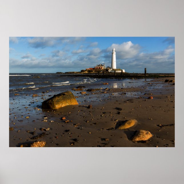 Póster Isla De Santa María | Whitley, Inglaterra (Frente)