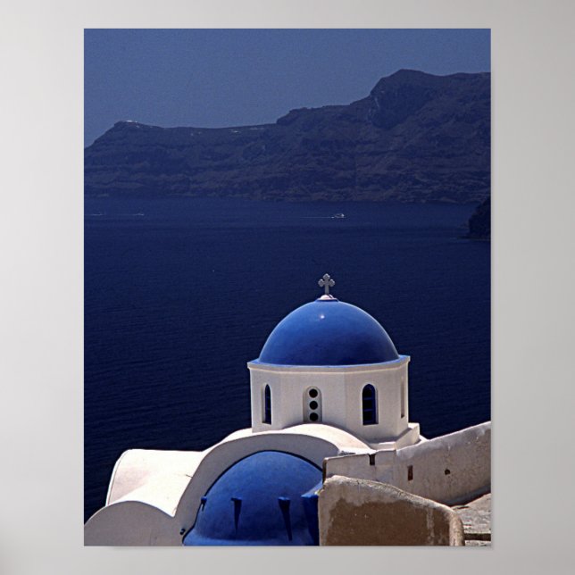 Póster Isla de Santorini Poster (Frente)