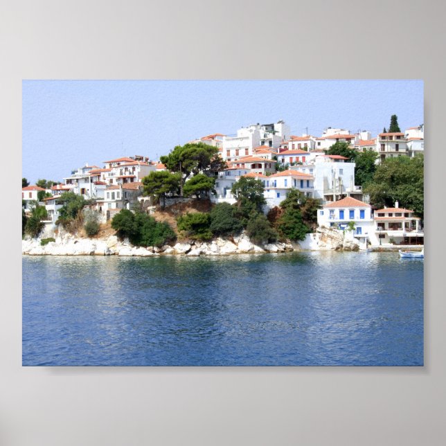 Póster Isla de Skiathos, Grecia (Frente)