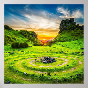 Póster Isla de Skye, Escocia,