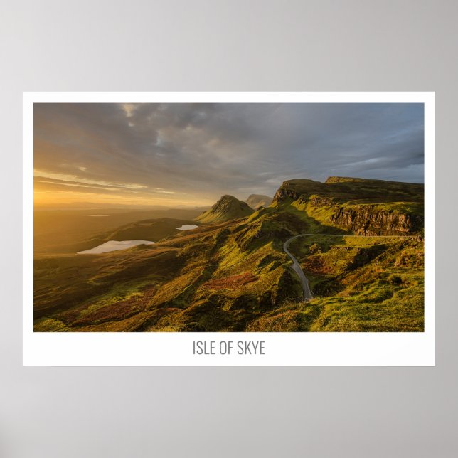 Póster Isla de Skye, Escocia (Frente)