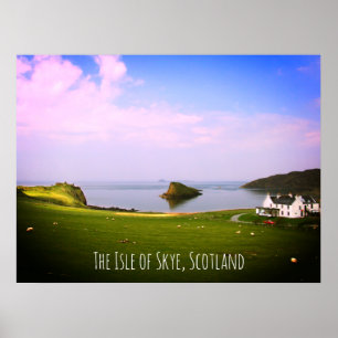 Póster Isla de Skye, Escocia, hermoso poster