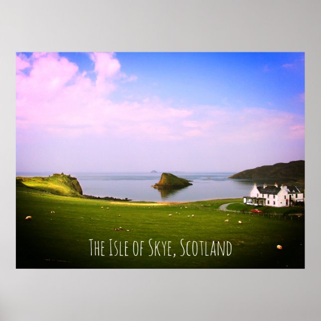 Póster Isla de Skye, Escocia, hermoso poster (Frente)