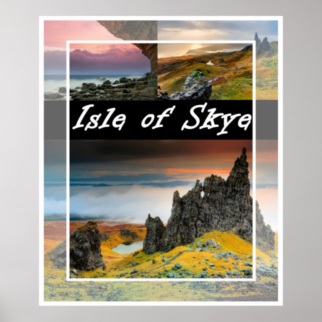 Póster Isla de Skye: poster paisajista (Frente)