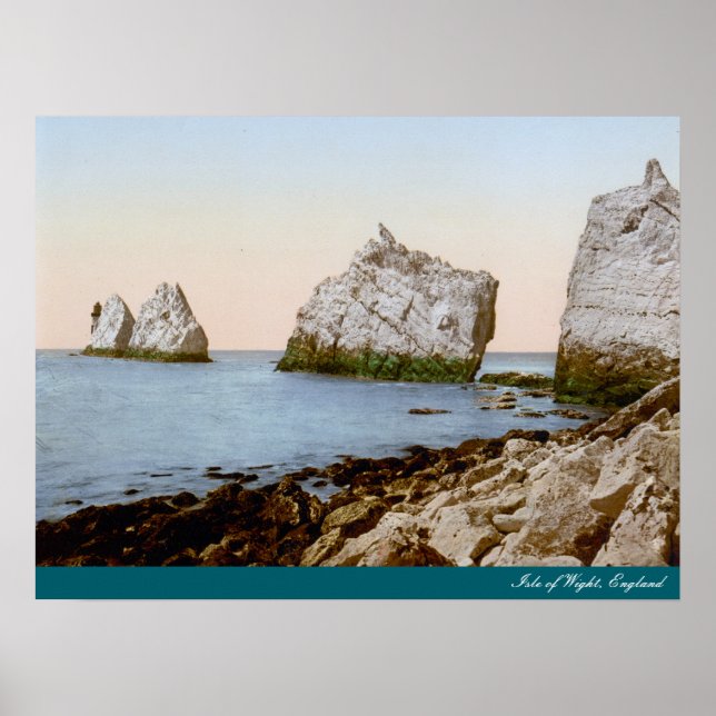 Póster Isla de Wight, Inglaterra (1900) (Frente)