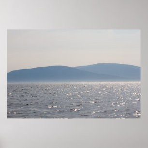 Póster Isla del Desierto del Monte Maine