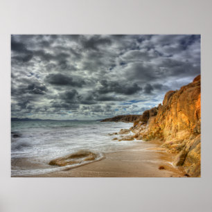 Póster Isla del Flinders de la playa el   de Allports,