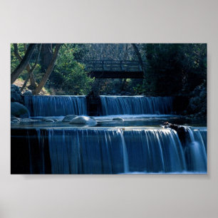 Póster Isla del Parque Lithia, Oregón