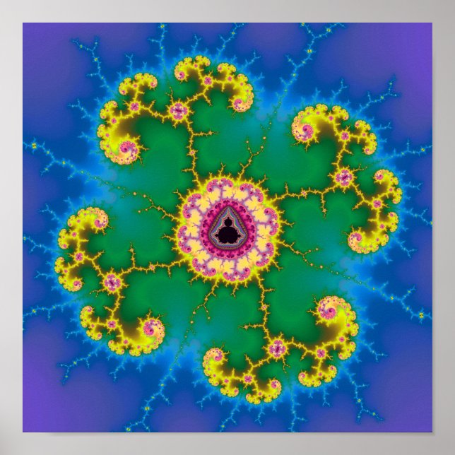 Póster Isla Fractal (Frente)