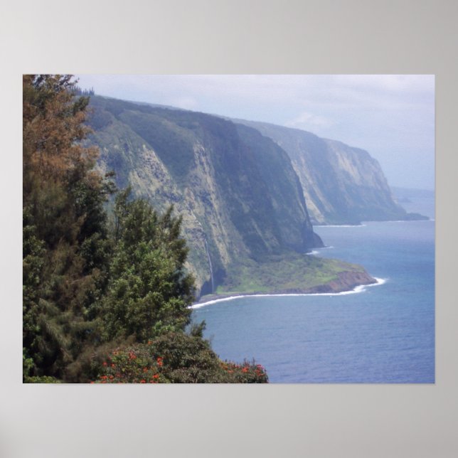 Póster Isla Grande - Hawái (Frente)