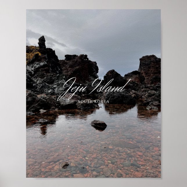 Póster Isla - Isla Hermosa - Jeju - Isla Jeju (Frente)