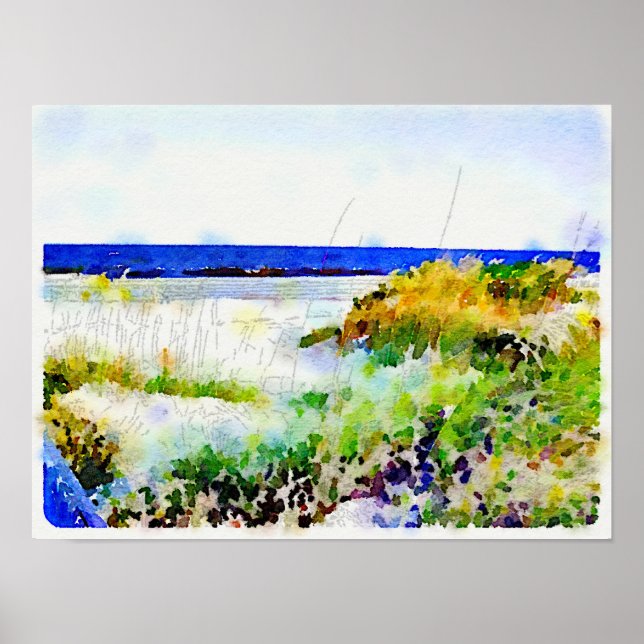 Póster Isla Jekyll (Frente)