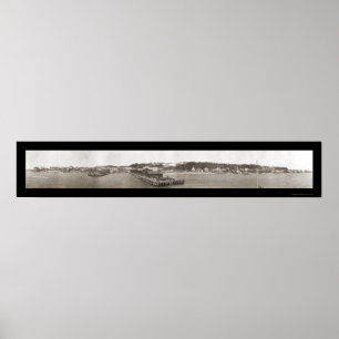 Póster Isla Mackinac, foto de MI 1910