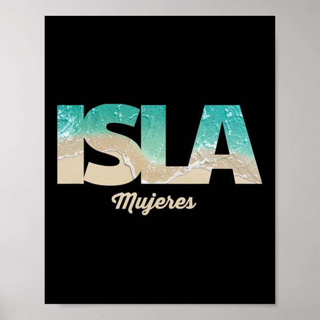 Póster Isla Mujeres (Frente)