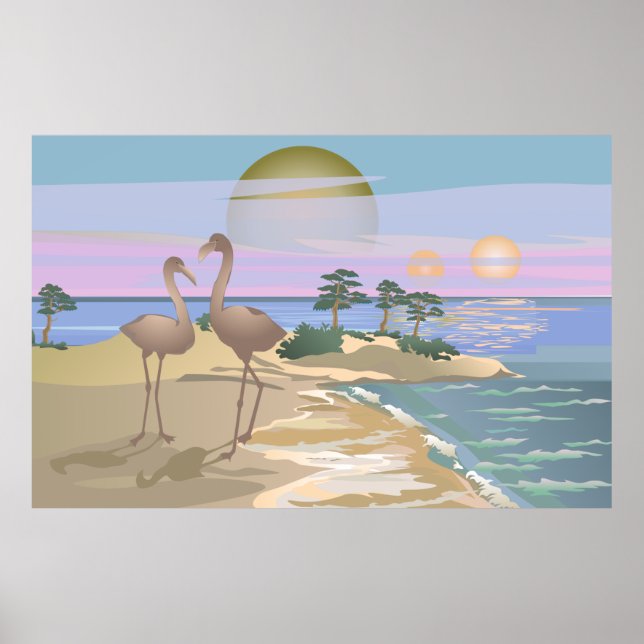 Póster Isla Paradise (Frente)