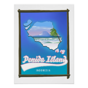 Póster Isla Penida Indonesia