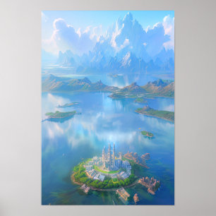 Póster Isla perdida en el tiempo