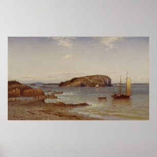 Póster Isla Porcupine Calva   1868